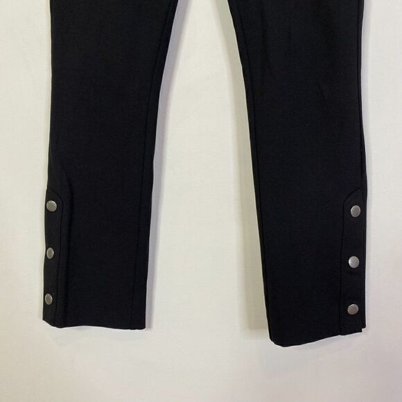 Rag & Bone Simone Black Snap Front Skinny Pants - Picture 8 of 10
